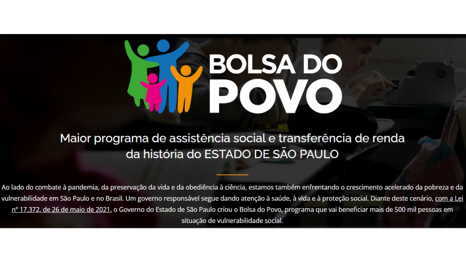 Bolsa Do Povo Passo A Passo Para Receber O Benef Cio Integral