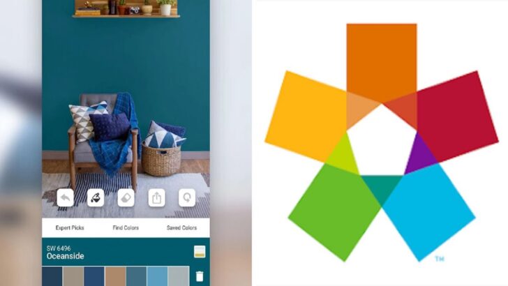 O aplicativo ColorSnap Visualizer permite que você veja como ficará a cor da sua parede antes de pintar
