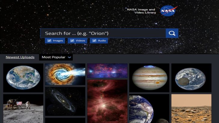 Veja a biblioteca online de acesso público que oferece acesso a milhões de imagens e vídeos científicos da NASA