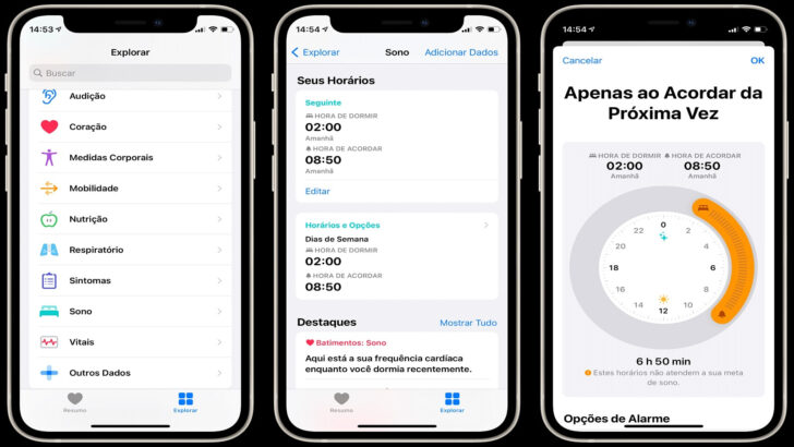 Um dos mais antigos apps nativos do iPhone, o "Saúde" é uma ferramenta poderosa que permite aos usuários acompanhar e monitorar aspectos da sua saúde