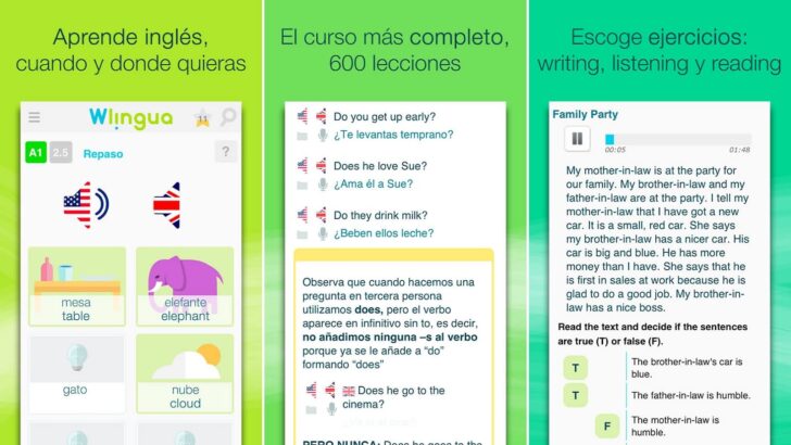 Wlingua Espanhol - aplicativo para aprender espanhol